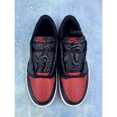 Air Jordan 1 Retro Low OG Bred 705329-001 Black/Varsity Red-Sail Sneakers