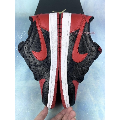 Air Jordan 1 Retro Low OG Bred 705329-001 Black/Varsity Red-Sail Sneakers