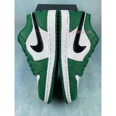 Air Jordan 1 Low Pine Green 553558-301-2 Pine Green/Black/White Mens Womens Shoes