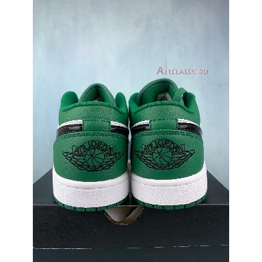 Air Jordan 1 Low Pine Green 553558-301-2 Pine Green/Black/White Mens Womens Shoes