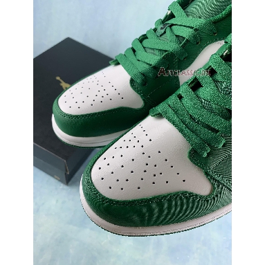 Air Jordan 1 Low Pine Green 553558-301-2 Pine Green/Black/White Mens Womens Shoes