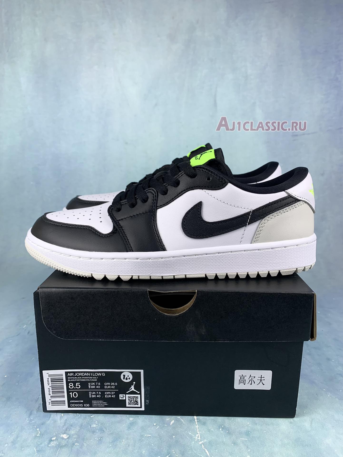 New Air Jordan 1 Low Golf "Phantom Volt" DD9315-108 Shoes