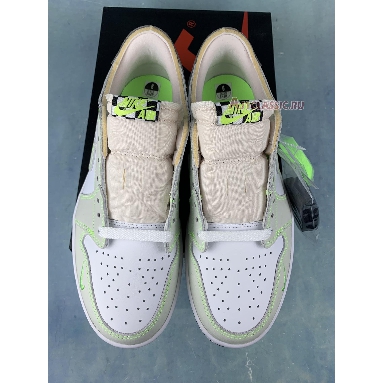 Air Jordan 1 Low OG Ghost Green DM7837-103 White/Ghost Green/Black Mens Womens Shoes