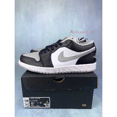 Air Jordan 1 Low Smoke Grey 553558-039-2 Black/Black/Light Smoke Grey/White Sneakers