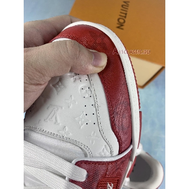 Louis Vuitton Trainer Low #54 Mini Monogram - Red 1AANFJ Red/White Sneakers