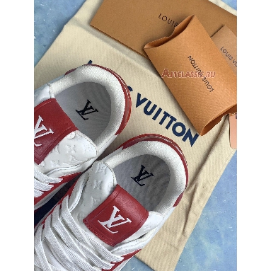 Louis Vuitton Trainer Low #54 Mini Monogram - Red 1AANFJ Red/White Mens Womens Shoes