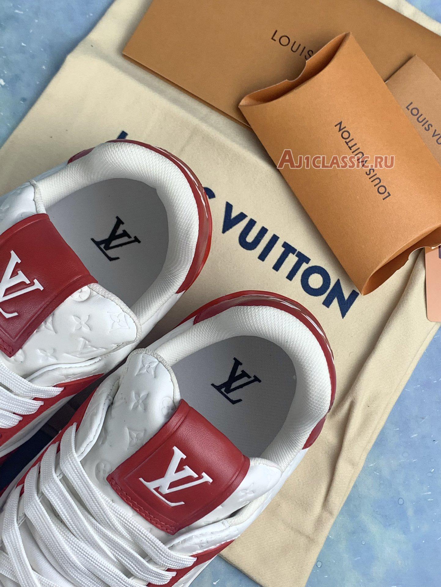 New Louis Vuitton Trainer Low "#54 Mini Monogram - Red" 1AANFJ Shoes