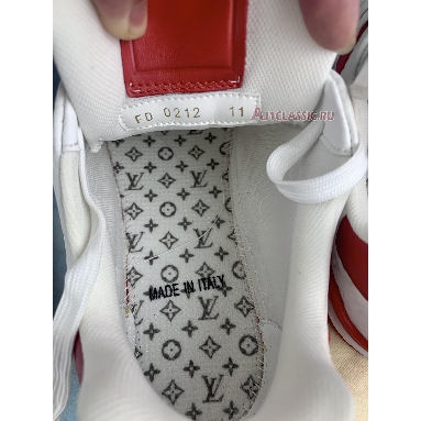 Louis Vuitton Trainer Low #54 Mini Monogram - Red 1AANFJ Red/White Mens Womens Shoes