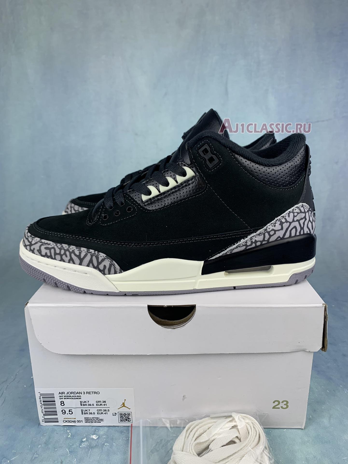 Air Jordan 3 Retro "Off Noir" CK9246-001