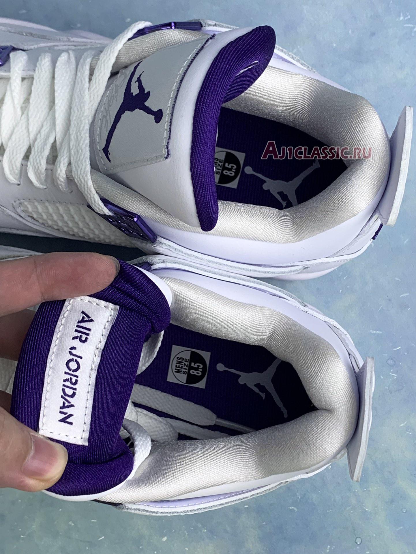 Air Jordan 4 Retro "Purple Metallic" CT8527-115