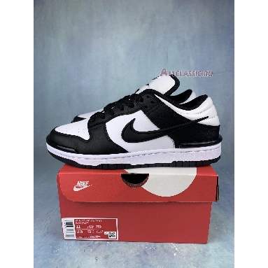 Nike Dunk Low Twist Panda DZ2794-001 Black/Black/White Mens Womens Shoes