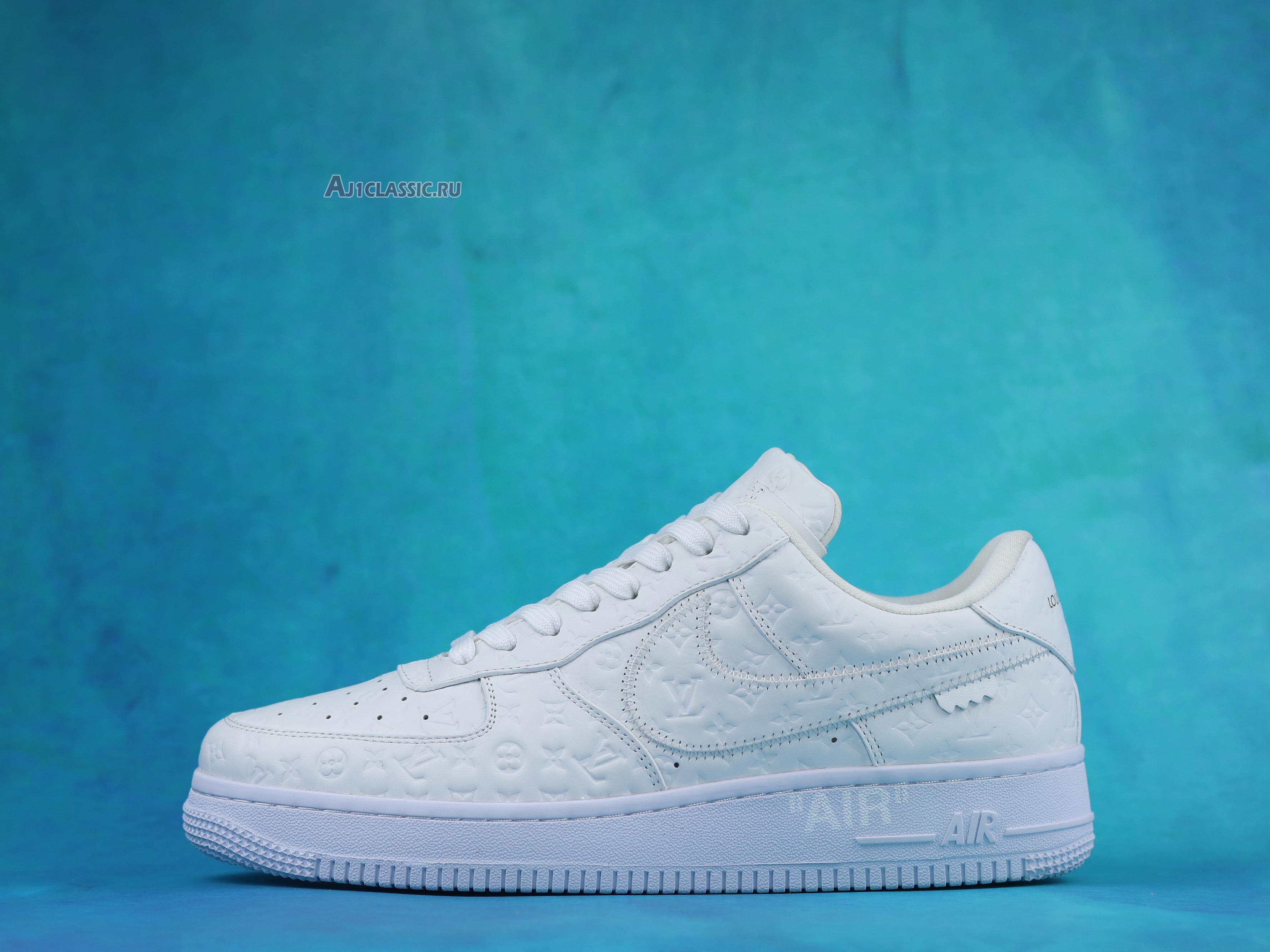 Louis Vuitton x Nike Air Force 1 Low "Triple White" 1A9V WHITE LOW