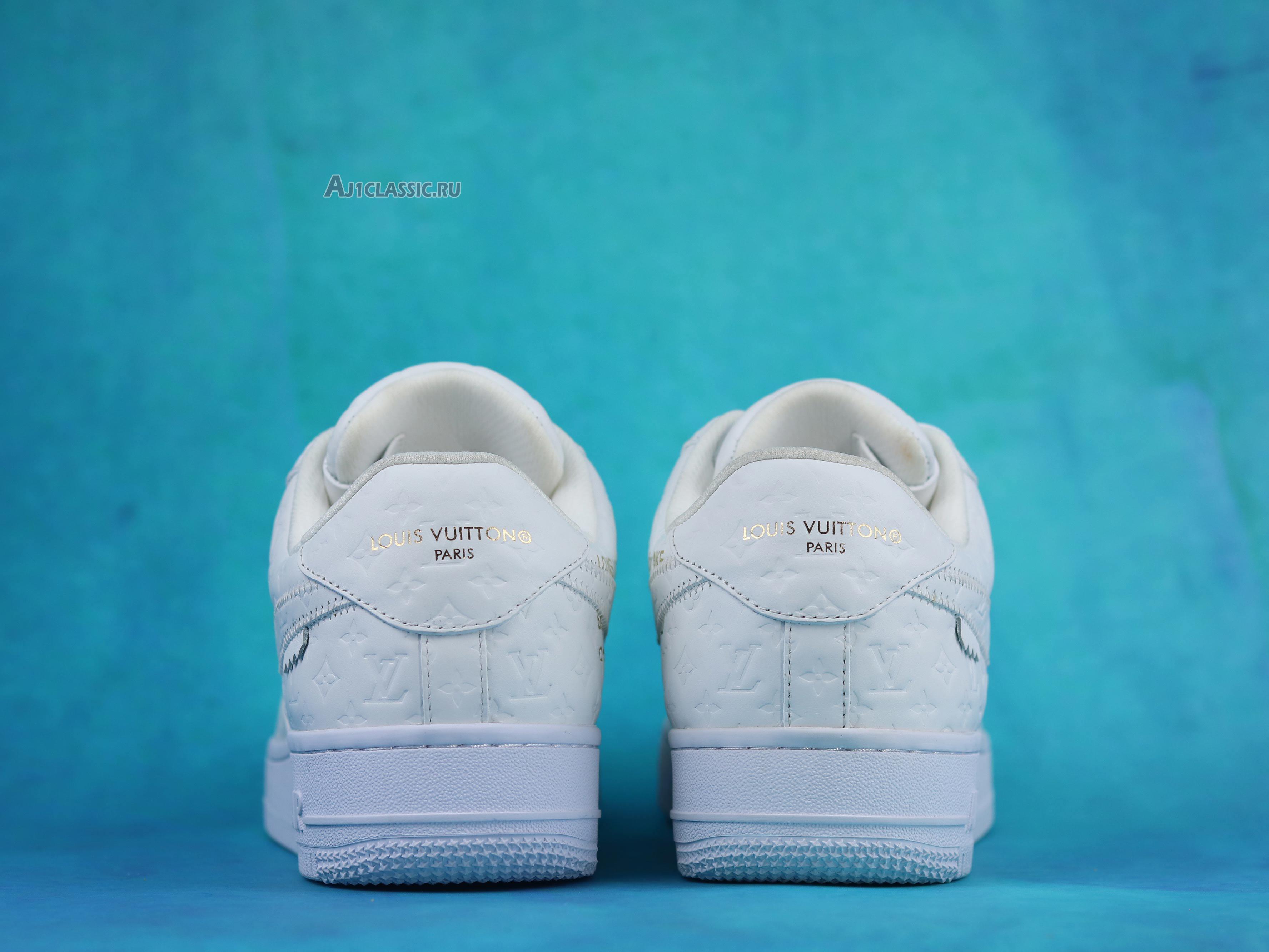 Louis Vuitton x Nike Air Force 1 Low "Triple White" 1A9V WHITE LOW