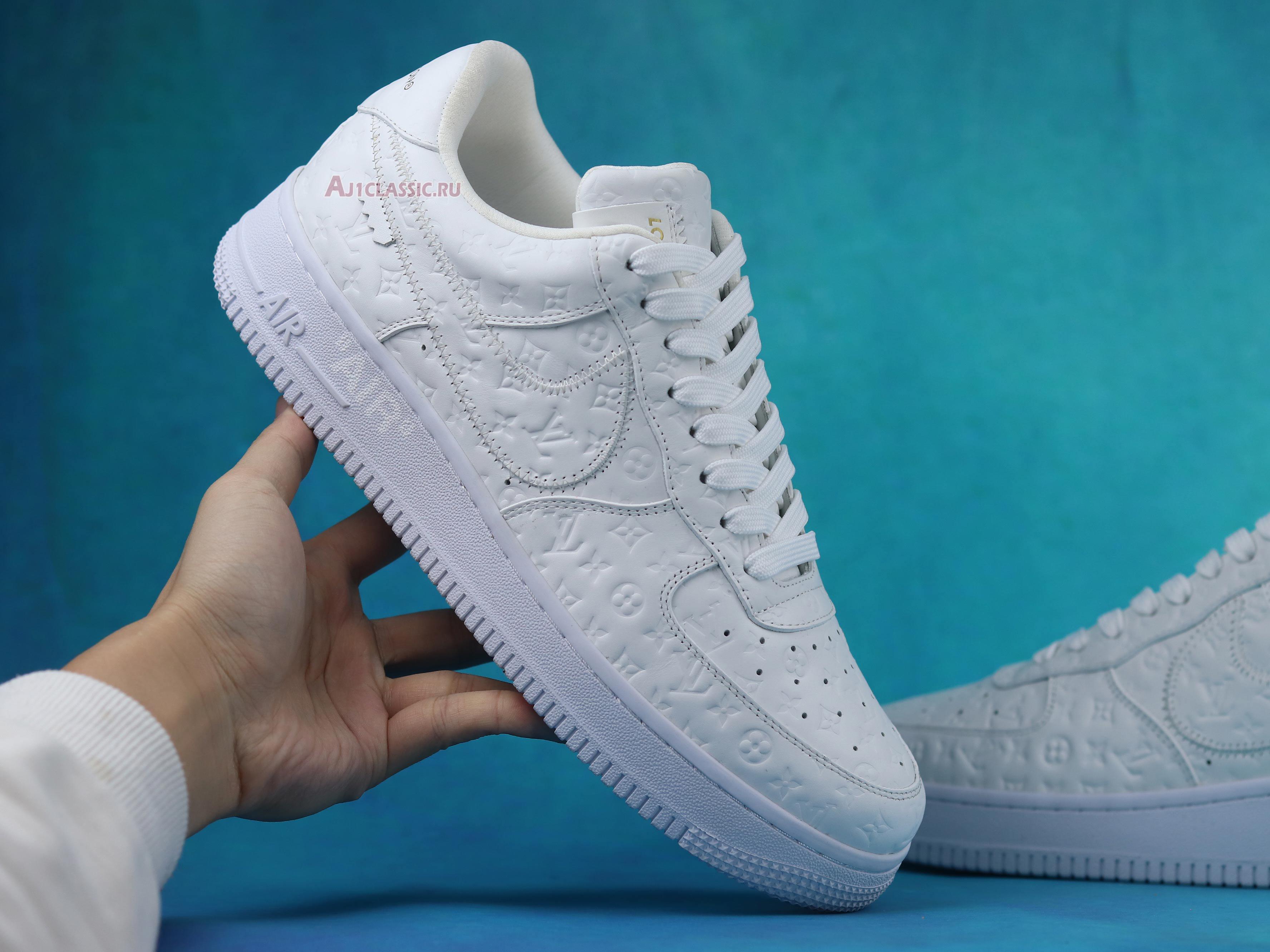 Louis Vuitton x Nike Air Force 1 Low "Triple White" 1A9V WHITE LOW