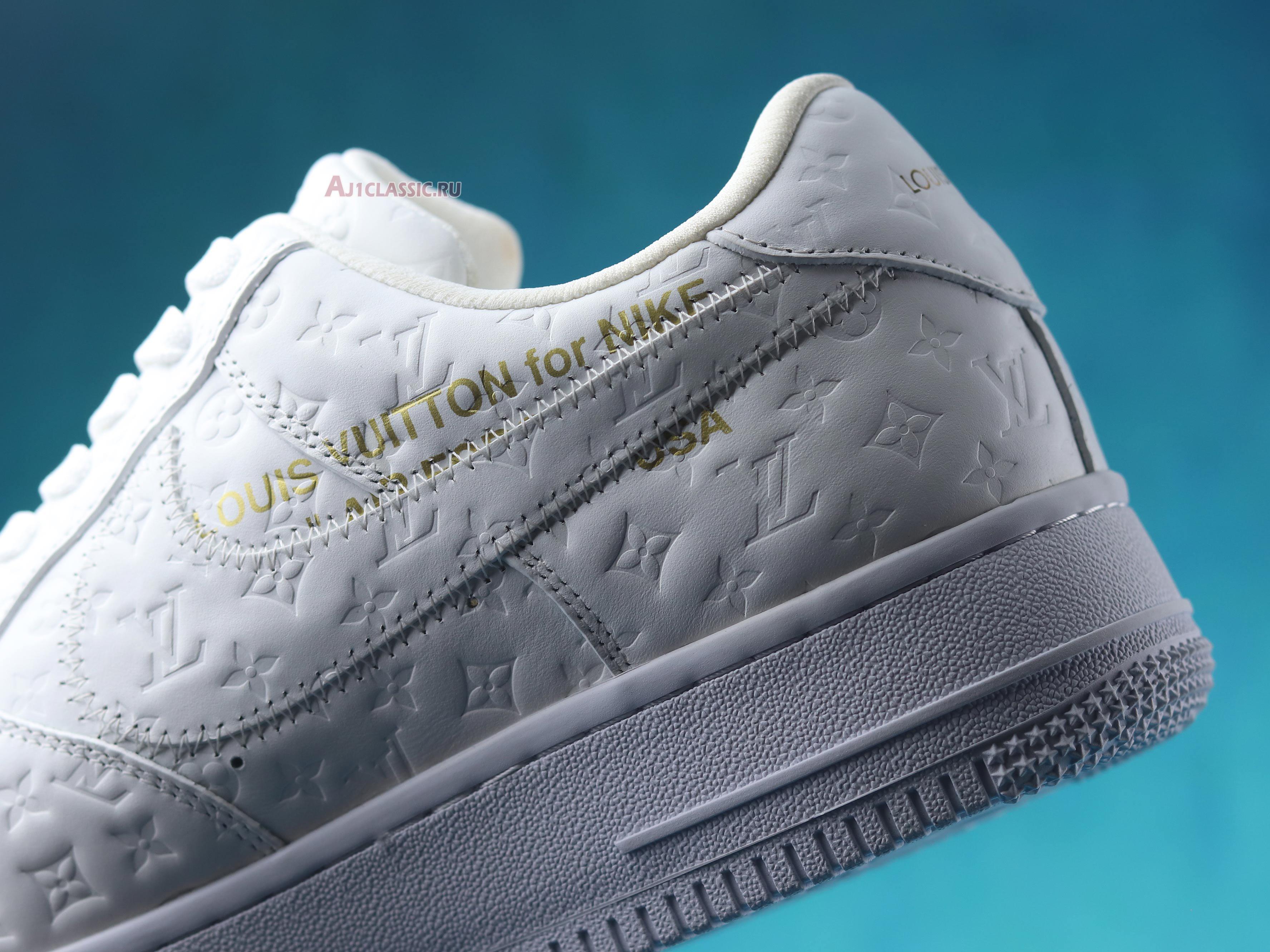 Louis Vuitton x Nike Air Force 1 Low "Triple White" 1A9V WHITE LOW