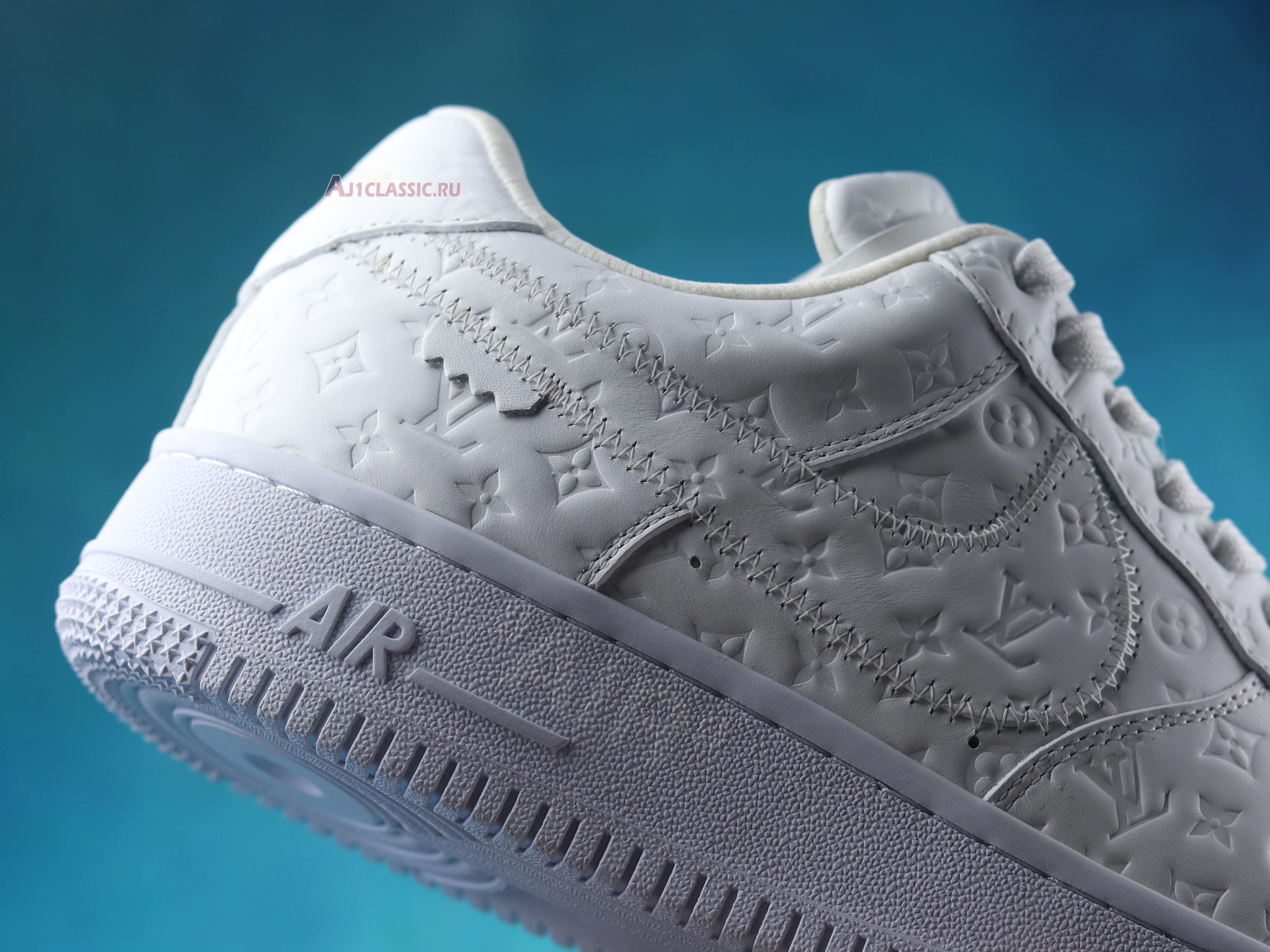 Louis Vuitton x Nike Air Force 1 Low "Triple White" 1A9V WHITE LOW