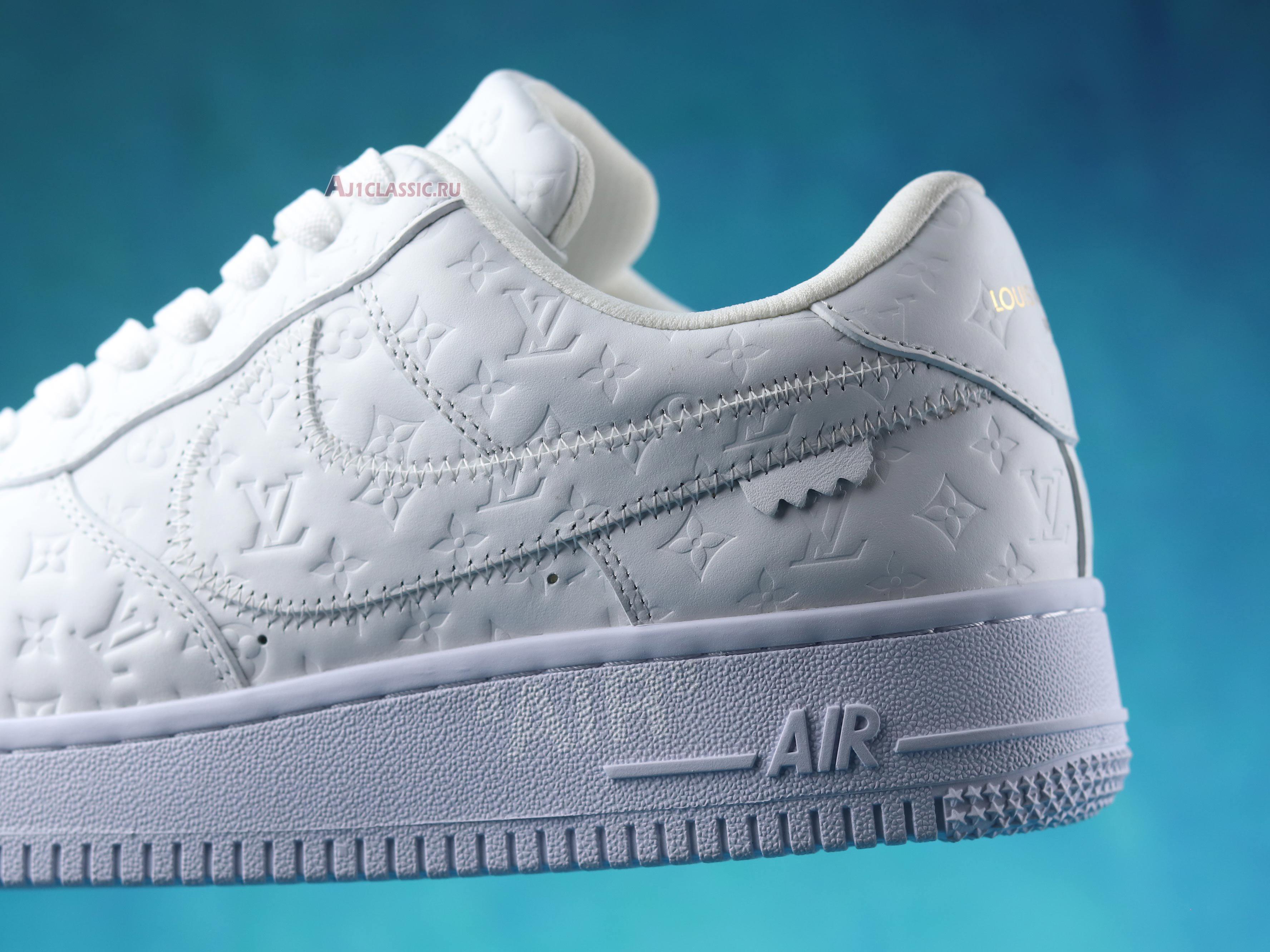 Louis Vuitton x Nike Air Force 1 Low "Triple White" 1A9V WHITE LOW