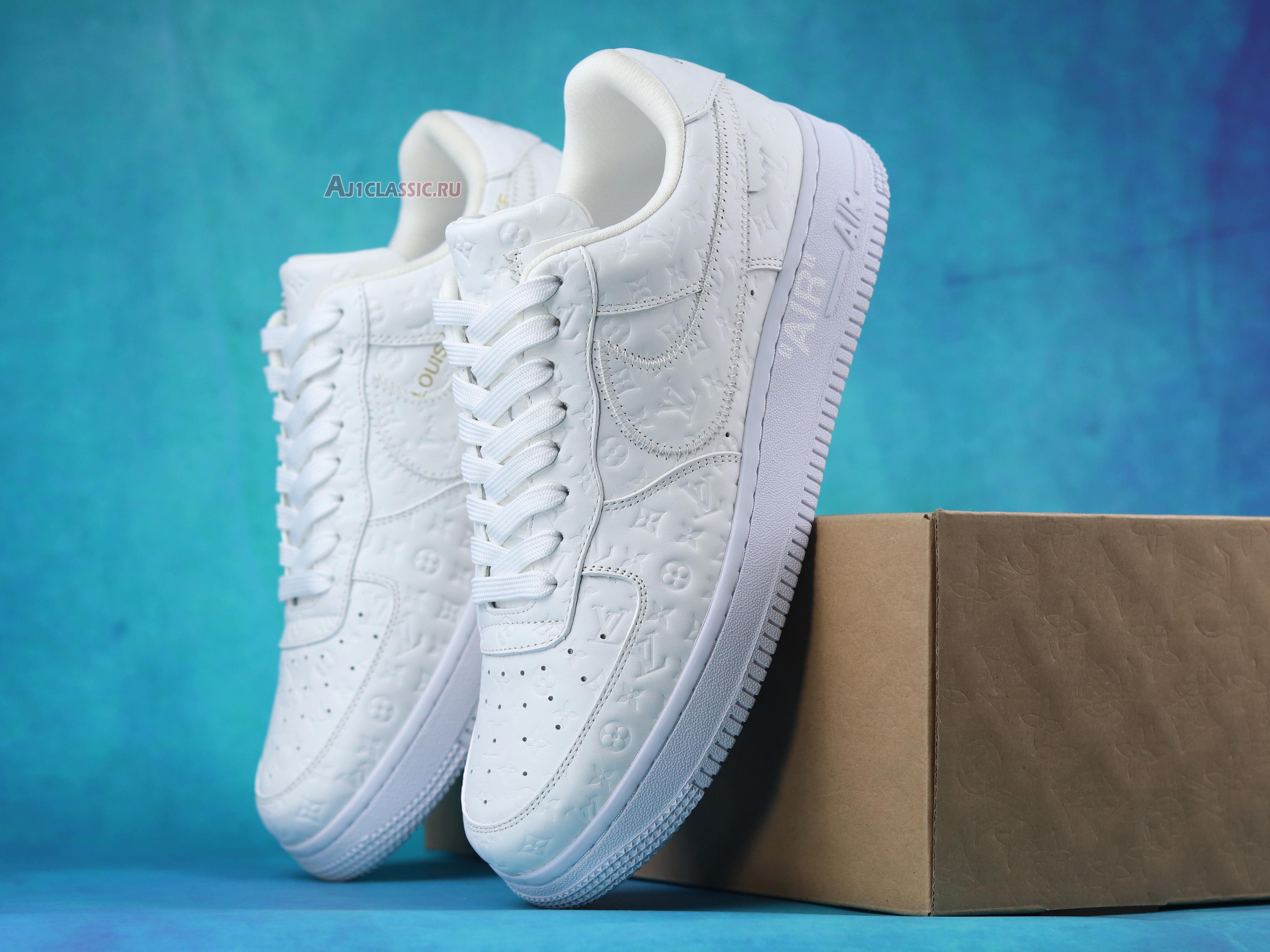 Louis Vuitton x Nike Air Force 1 Low "Triple White" 1A9V WHITE LOW