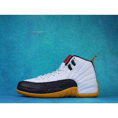 Air Jordan 12 Retro 25 Years in China DR8887-100 White/Black/Taxi/Varsity Red Sneakers