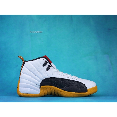 Air Jordan 12 Retro 25 Years in China DR8887-100 White/Black/Taxi/Varsity Red Sneakers