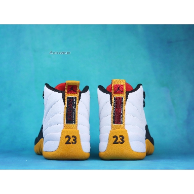 Air Jordan 12 Retro 25 Years in China DR8887-100 White/Black/Taxi/Varsity Red Sneakers