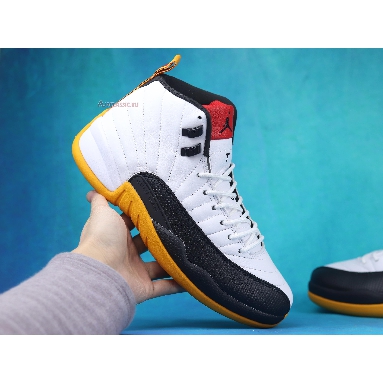 Air Jordan 12 Retro 25 Years in China DR8887-100 White/Black/Taxi/Varsity Red Sneakers