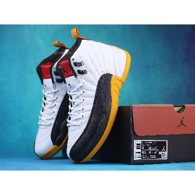 Air Jordan 12 Retro 25 Years in China DR8887-100 White/Black/Taxi/Varsity Red Sneakers