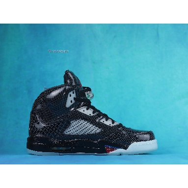 Supreme x Air Jordan 5 Retro Transformers - Black Ops  HO15 MNJDLS 204 752667 Black/Clear Sneakers