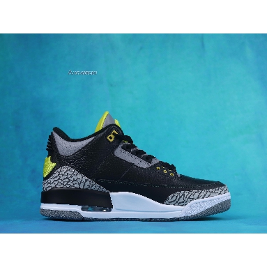 Air Jordan 3 Retro Oregon Pit Crew H011MNJDLS 594 Black/Yellow-Wht Sneakers