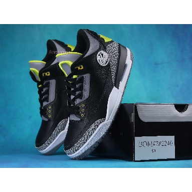 Air Jordan 3 Retro Oregon Pit Crew H011MNJDLS 594 Black/Yellow-Wht Sneakers