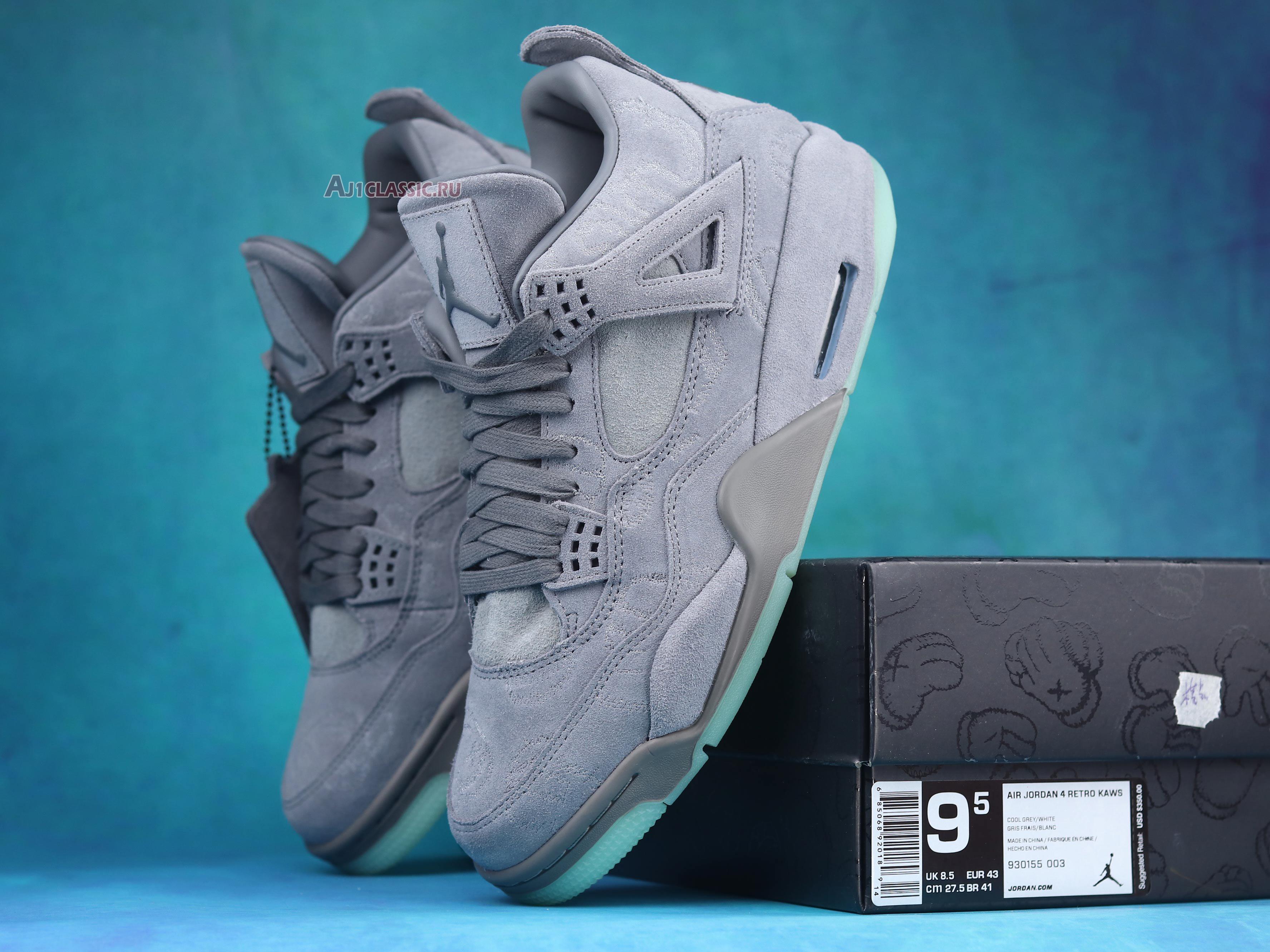 KAWS x Air Jordan 4 Retro "Cool Grey" 930155-003-2