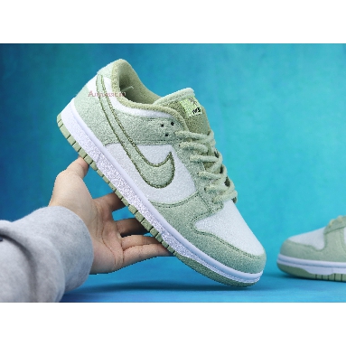 Nike Dunk Low SE Fleece - Honeydew DQ7579-300 Honeydew/Honeydew-Phantom-Alligator-White-Black Mens Womens Shoes