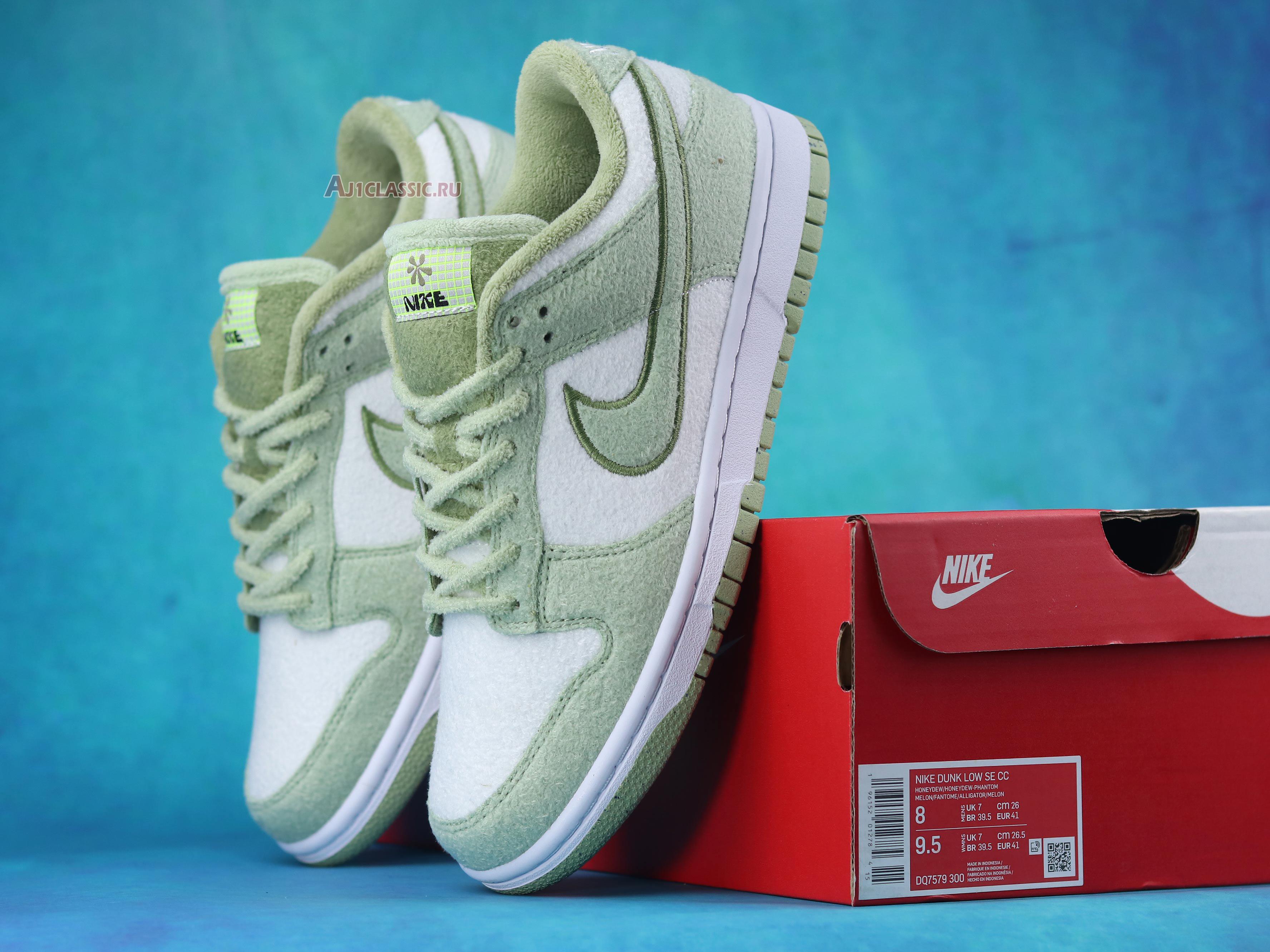 New Nike Dunk Low SE "Fleece - Honeydew" DQ7579-300 Shoes