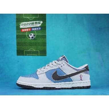 Nike SB Dunk Low FIFA World Cup Qatar 2022 AT2022-666 Light Grey/Blue/Brown Mens Womens Shoes