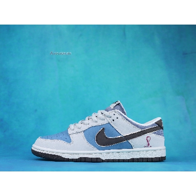 Nike SB Dunk Low FIFA World Cup Qatar 2022 AT2022-666 Light Grey/Blue/Brown Mens Womens Shoes