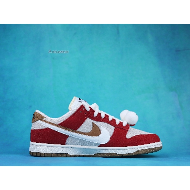 Nike Dunk Low SE 85 Christmas Milu Deer DO9457-112 Red-GreyMerry ChristMas/Milu Deer Mens Womens Shoes