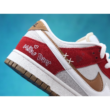 Nike Dunk Low SE 85 Christmas Milu Deer DO9457-112 Red-GreyMerry ChristMas/Milu Deer Mens Womens Shoes