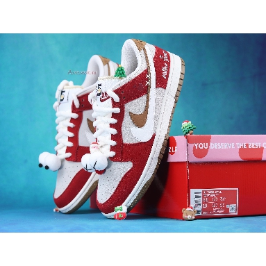 Nike Dunk Low SE 85 Christmas Milu Deer DO9457-112 Red-GreyMerry ChristMas/Milu Deer Mens Womens Shoes