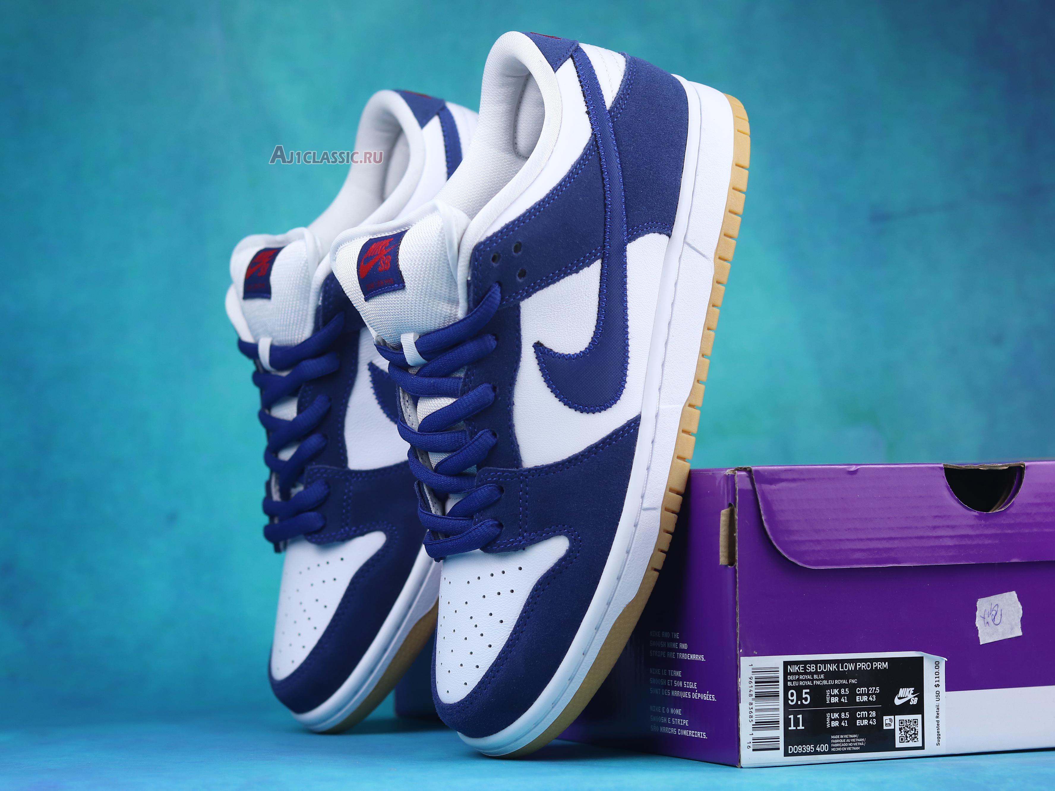 New Nike Dunk Low SB "Los Angeles Dodgers" DO9395-400-2 Shoes