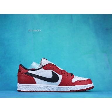 Air Jordan 1 Retro Low OG Chicago 705329-600-2 Varsity Red/Black-White Sneakers