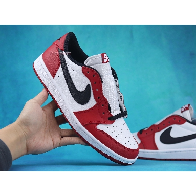 Air Jordan 1 Retro Low OG Chicago 705329-600-2 Varsity Red/Black-White Sneakers