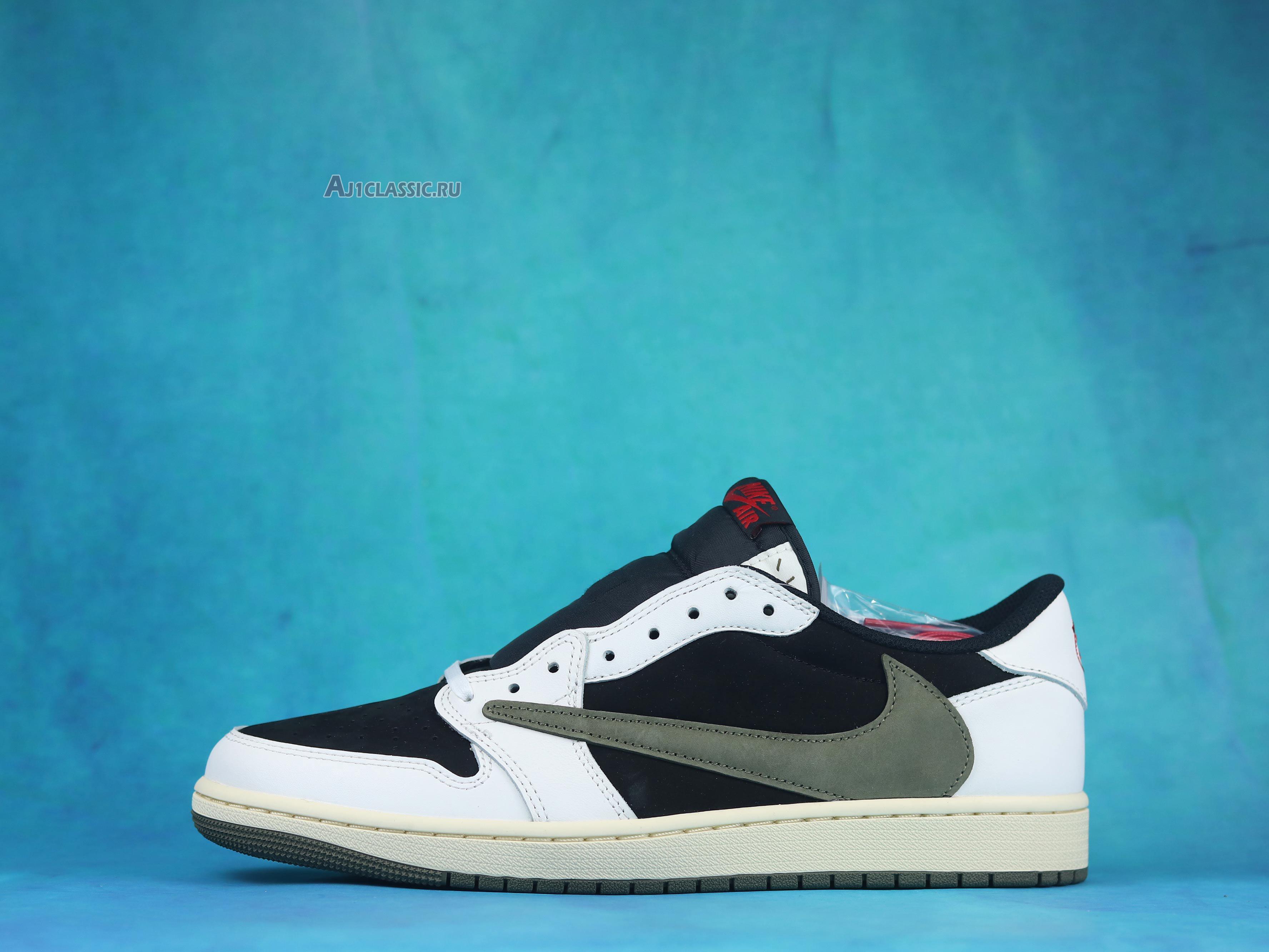 New Travis Scott x Air Jordan 1 Low OG "Olive" DZ4137-106-2 Shoes