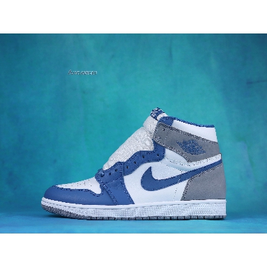 Air Jordan 1 Retro High OG True Blue DZ5485-410 True Blue/White/Cement Grey Mens Womens Shoes