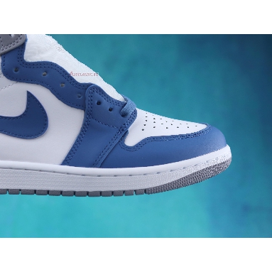 Air Jordan 1 Retro High OG True Blue DZ5485-410 True Blue/White/Cement Grey Mens Womens Shoes