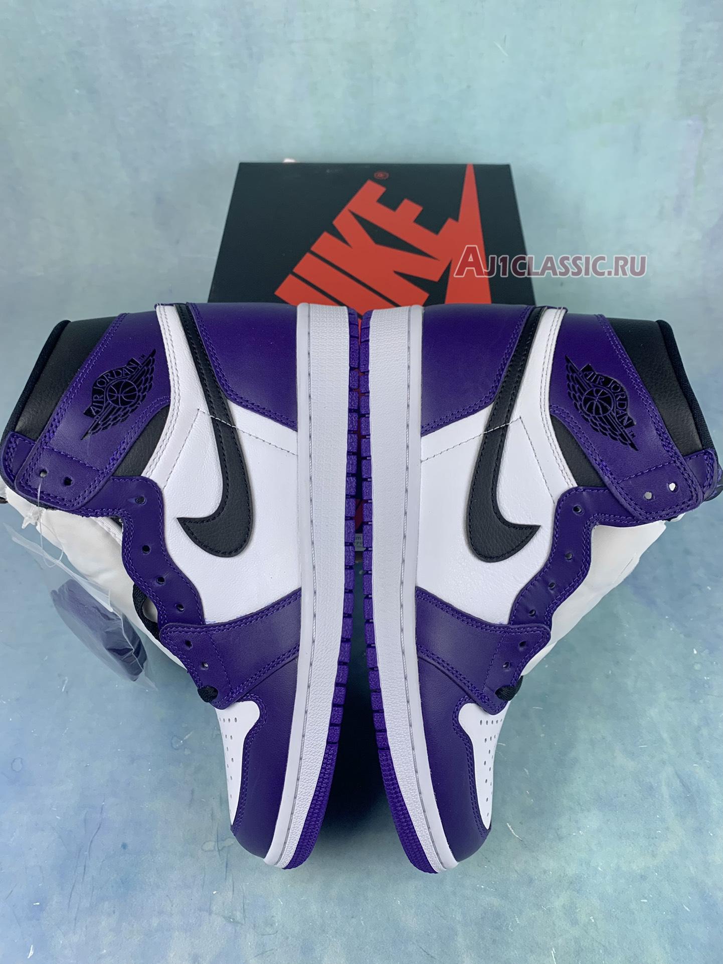 New Air Jordan 1 High OG "Court Purple" 555088-500-2 Shoes