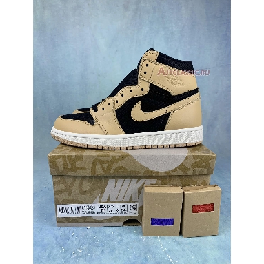 Air Jordan 1 Retro High OG Heirloom 555088-202 Vachetta Tan/Black/Sail Sneakers