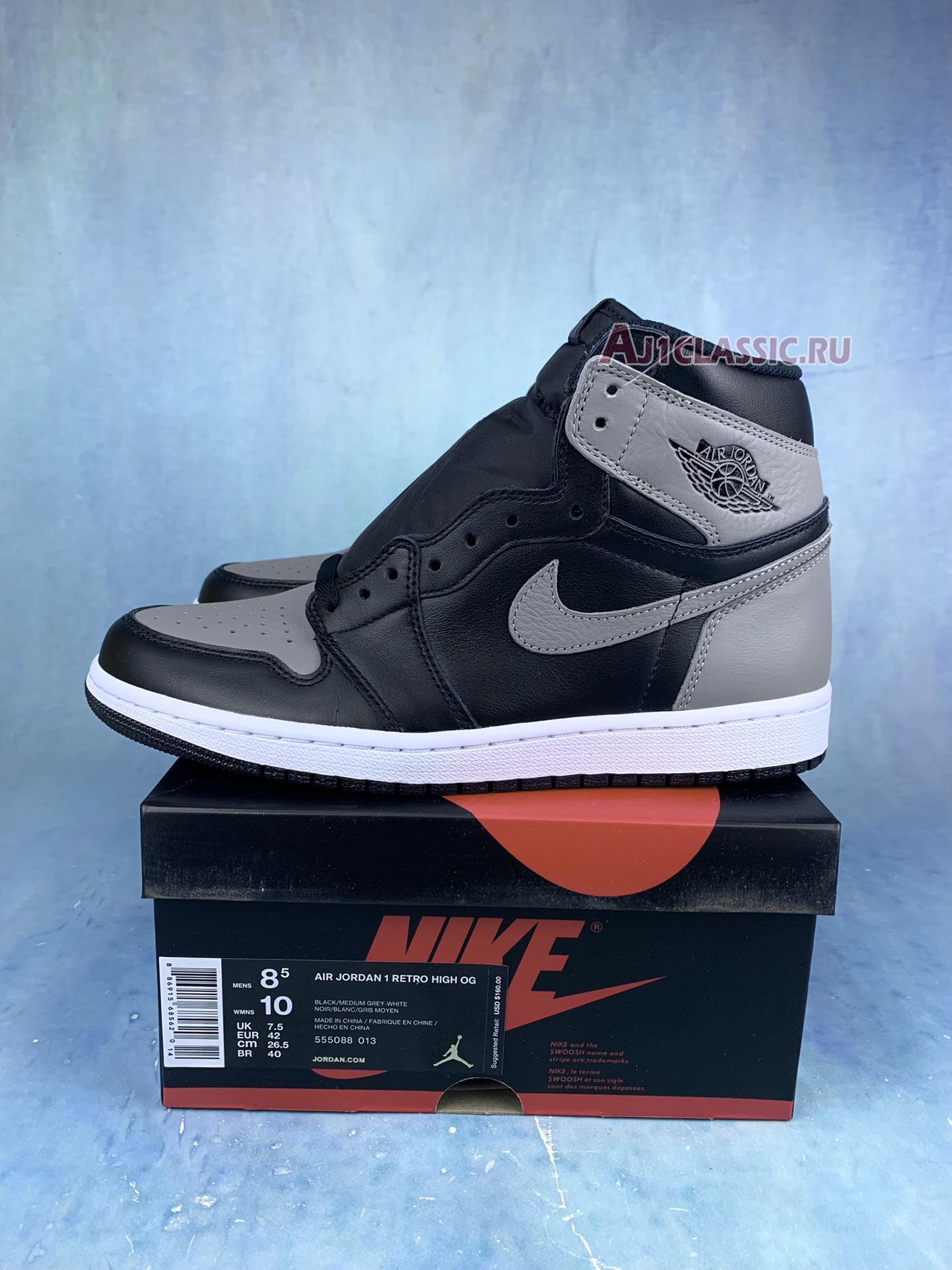 New Air Jordan 1 Retro High OG "Shadow 2018" 555088-013-2 Shoes