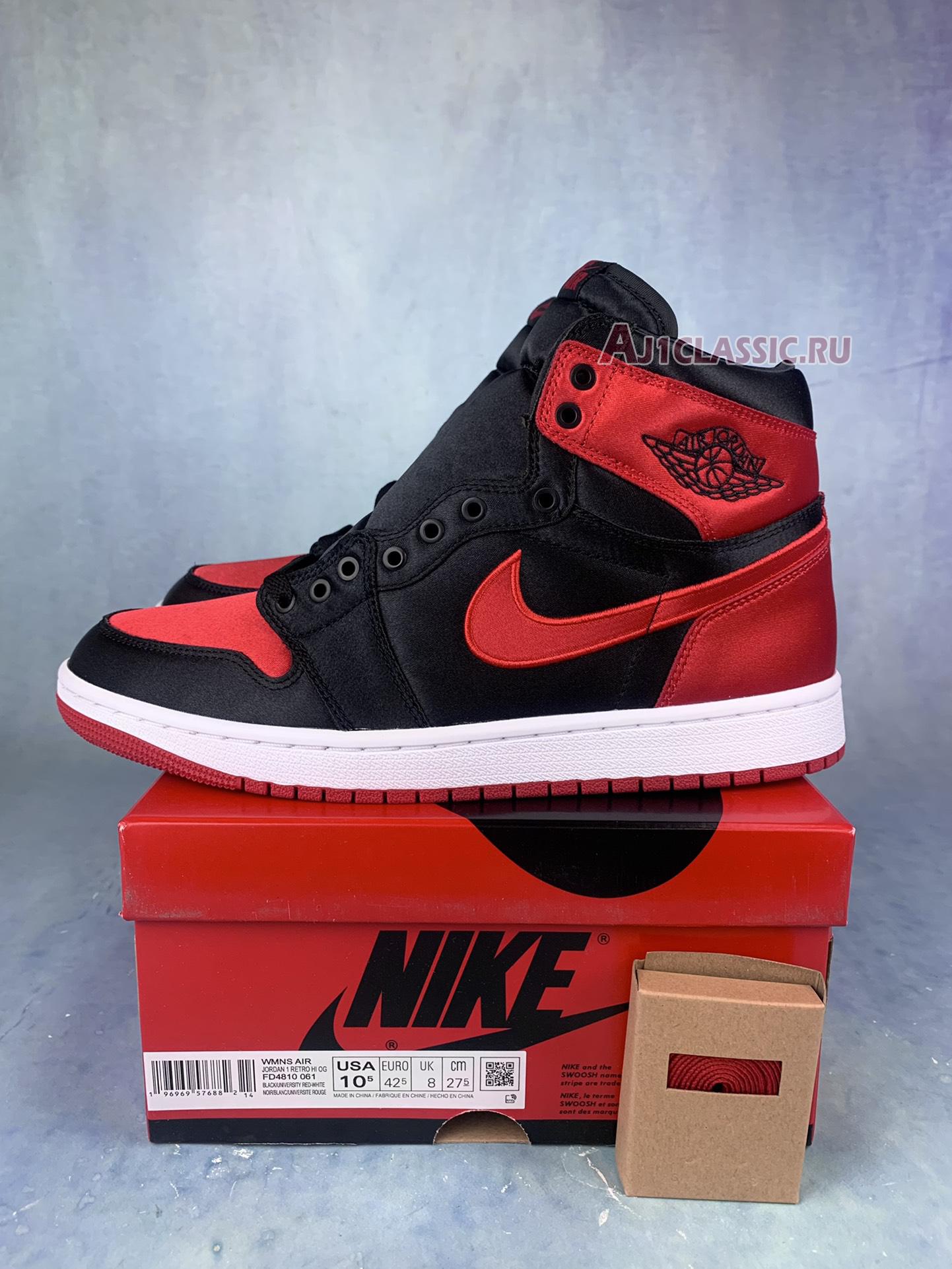 New Air Jordan 1 Retro High OG "Satin Bred 2023" FD4810-061 Shoes