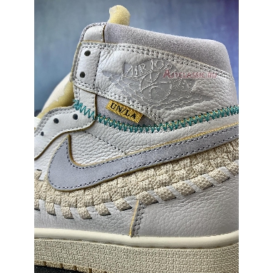 Union LA x Bephies Beauty Supply x Air Jordan 1 Retro High OG SP Summer of 96 FD2565-100 Sail/Wolf Grey/Muslin/Pale Vanilla/Kinetic Green/University Gold Mens Womens Shoes