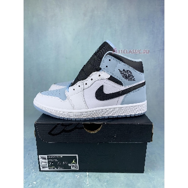 Air Jordan 1 Mid SE White Ice Blue DV1308-104 White/Ice Blue/Black Sneakers